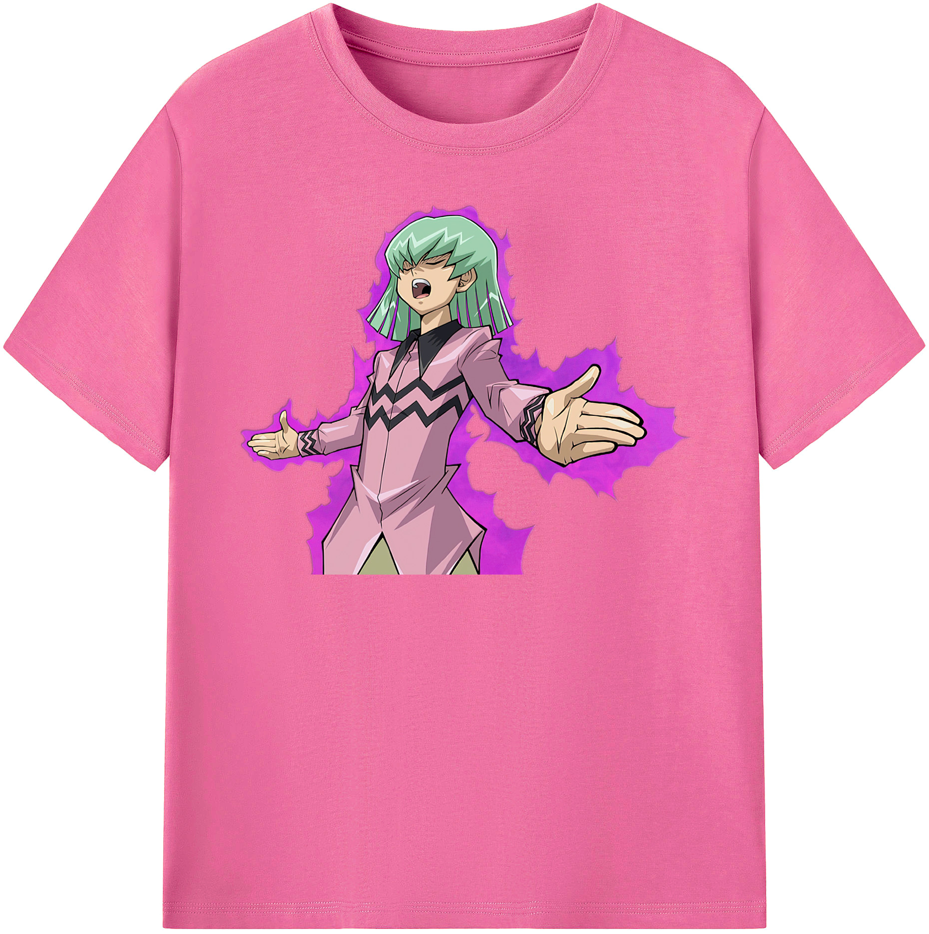 （画像用） 遊☆戯☆王 Yu-Gi-Oh! レディースカジュアルプリントTシャツ（綿100％）